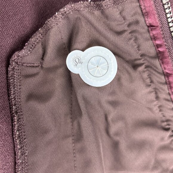 Lululemon Mogul Women's Track Jacket Purple Full Zip Womens Size Small* - Picture 10 of 11